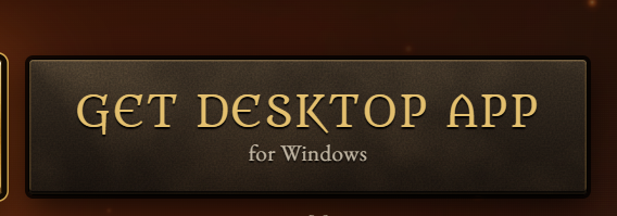 d2survivors.lol 網站上的 GET DESKTOP APP（for Windows）按鈕